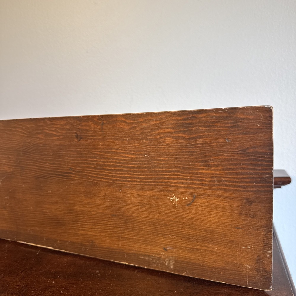 16" Vintage Wood Wall Mount Shelf Country Cottage - Picture 10 of 14